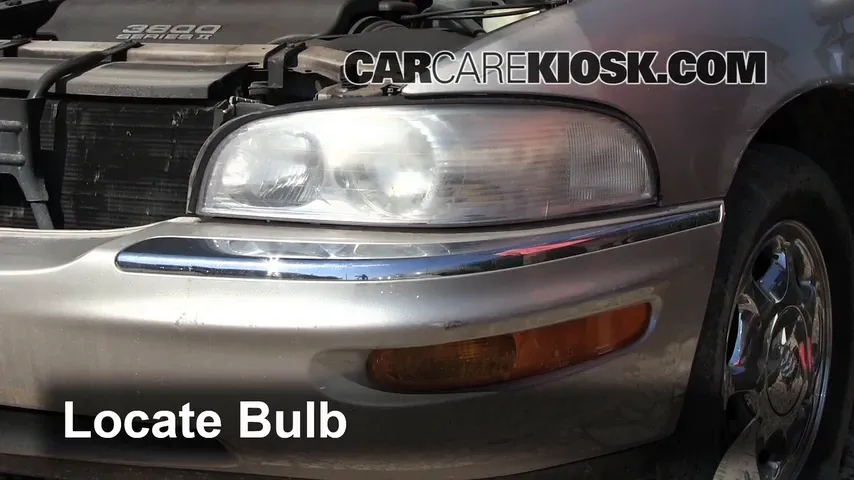1998 Buick Park Avenue 3.8L V6 Lights Highbeam (replace bulb)